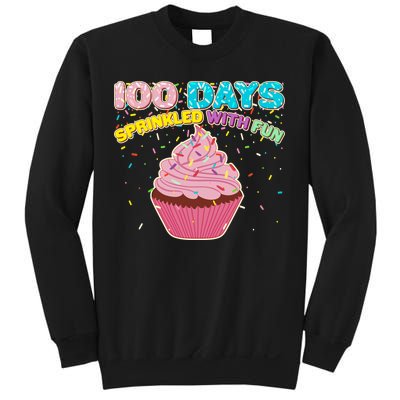 100 Days Sprinkled With Fun Cupcake  Sweatshirt