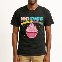 100 Days Sprinkled With Fun Cupcake  Tall T-Shirt