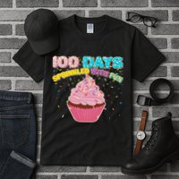 100 Days Sprinkled With Fun Cupcake  Tall T-Shirt