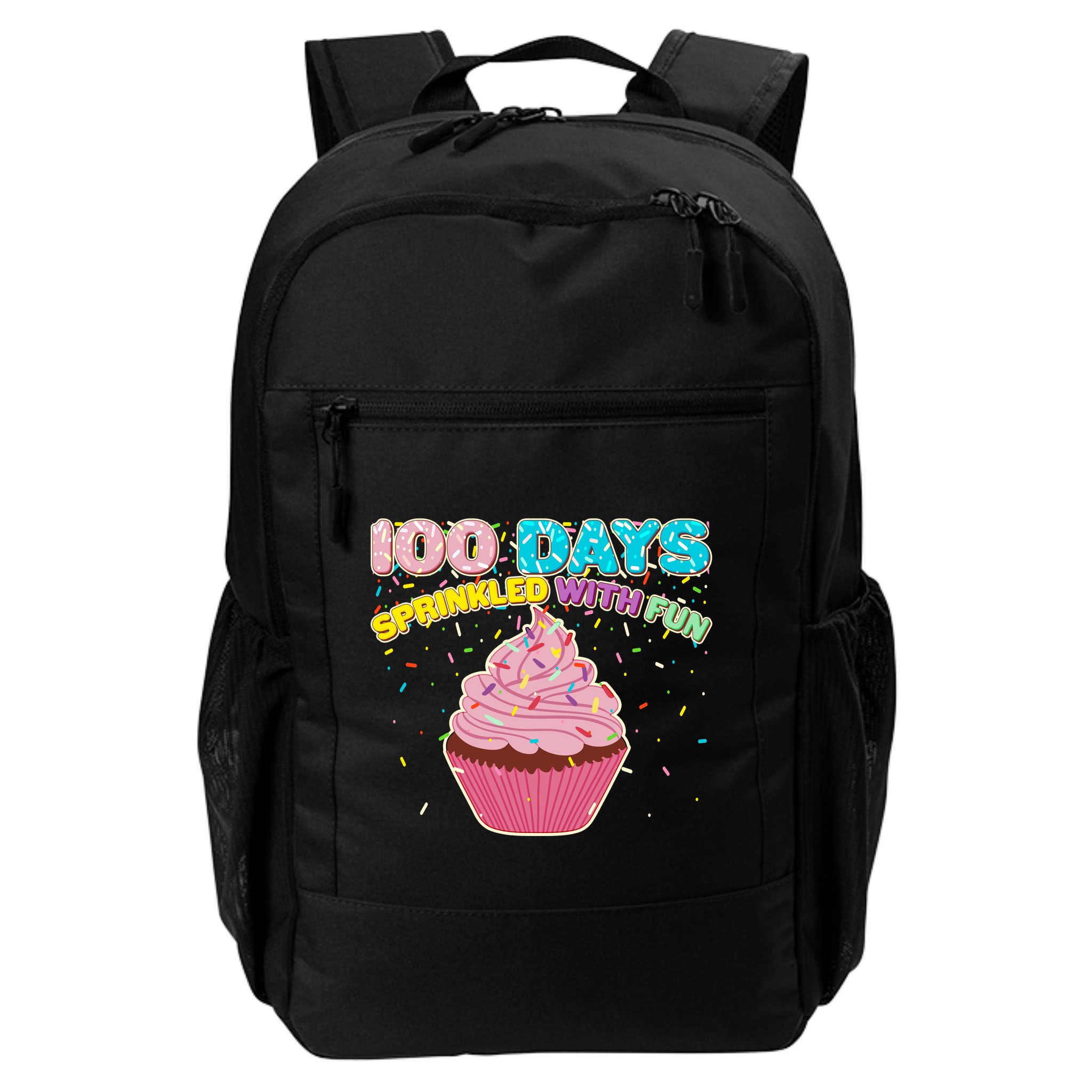 100 Days Sprinkled With Fun Cupcake  Backpack