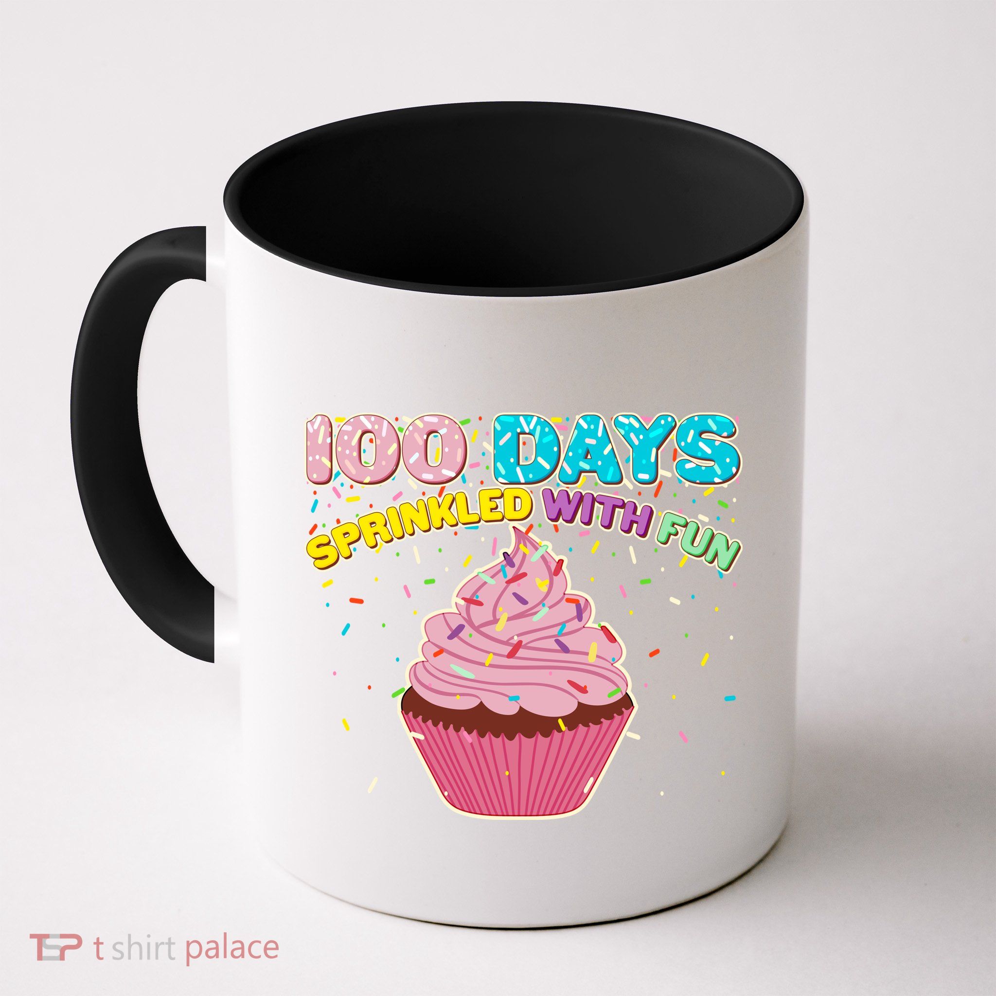 100 Days Sprinkled With Fun Cupcake  Mug