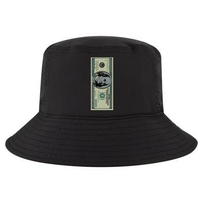 100 Dollar Bill - $100 - Benjamin Franklin Money Cool Comfort Performance Bucket Hat