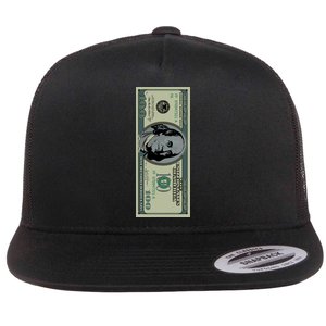 100 Dollar Bill - $100 - Benjamin Franklin Money Flat Bill Trucker Hat