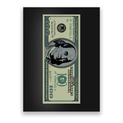 100 Dollar Bill - $100 - Benjamin Franklin Money Poster