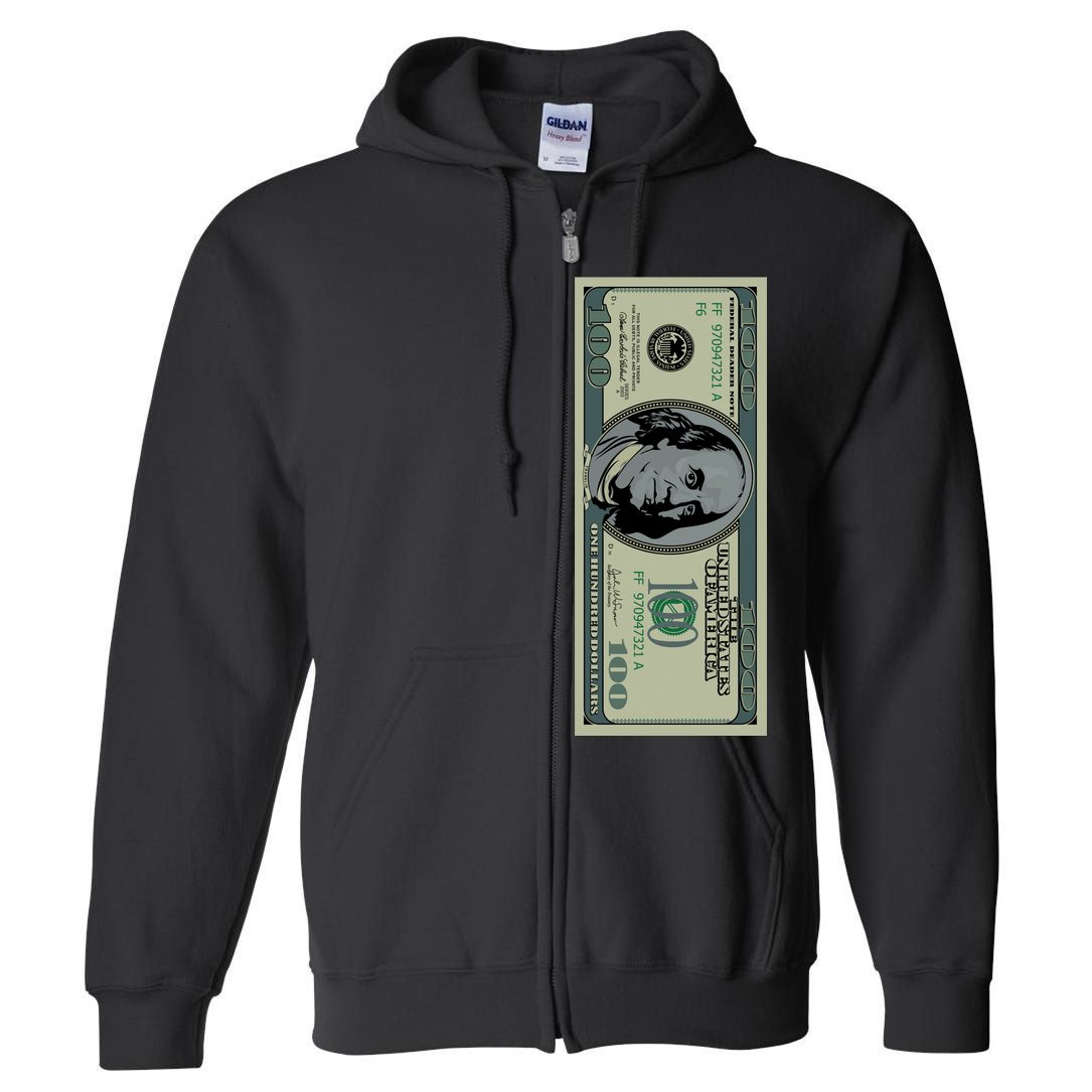 Money Shirt | Money Fleece Hoodie | Benjamin Franklin | Money Clothing | 100 Dollar Bill | Cool Hoodie | Gift For Dad | Teenager Gift | high quality LOA