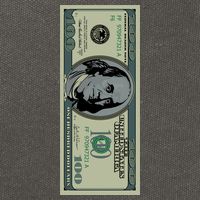 100 Dollar Bill - $100 - Benjamin Franklin Money Cotton Canvas Backpack