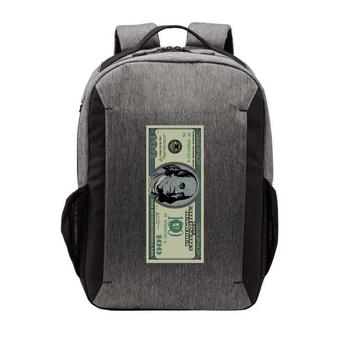 100 Dollar Bill - $100 - Benjamin Franklin Money Vector Backpack