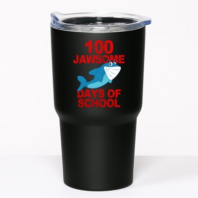 100 Jawsome Days Of School Shark Tumbler