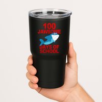 100 Jawsome Days Of School Shark Tumbler
