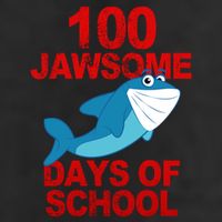 100 Jawsome Days Of School Shark Tumbler