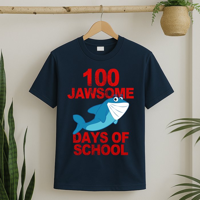 100 Jawsome Days Of School Shark T-Shirt