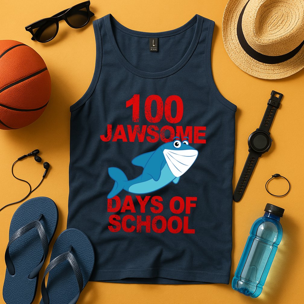 100 Jawsome Days Of School Shark Tank Top
