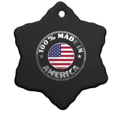 100% Made In America Ceramic Star Ornament