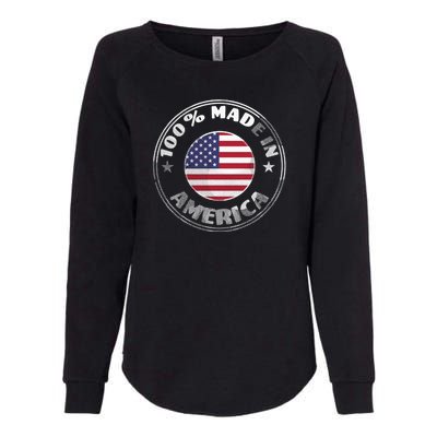 100% Made In America Womens California Wash Sweatshirt