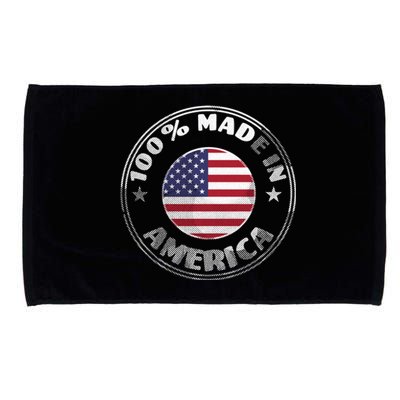 100% Made In America Microfiber Hand Towel