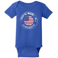 100% Made In America Baby Bodysuit