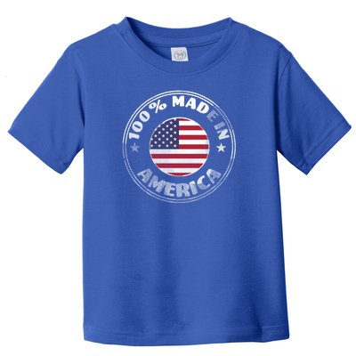 100% Made In America Toddler T-Shirt