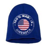 100% Made In America Short Acrylic Beanie