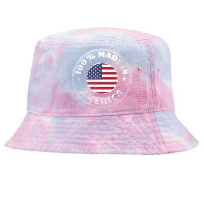 100% Made In America Tie-Dyed Bucket Hat