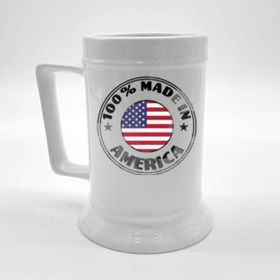 100% Made In America Beer Stein