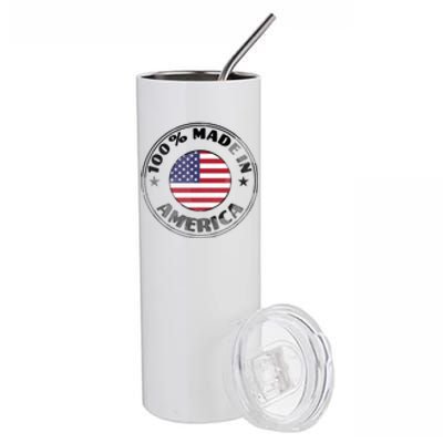 100% Made In America Stainless Steel Tumbler