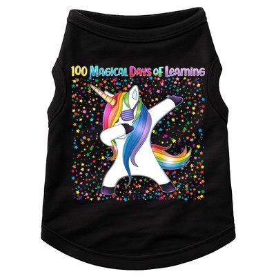 100 Magical Days of Learning Dabbing Unicorn Doggie Tank