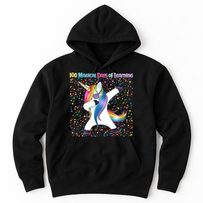 100 Magical Days of Learning Dabbing Unicorn Hoodie