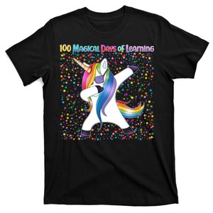 100 Magical Days of Learning Dabbing Unicorn T-Shirt