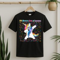 100 Magical Days of Learning Dabbing Unicorn T-Shirt