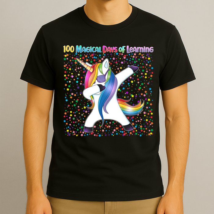 100 Magical Days of Learning Dabbing Unicorn T-Shirt
