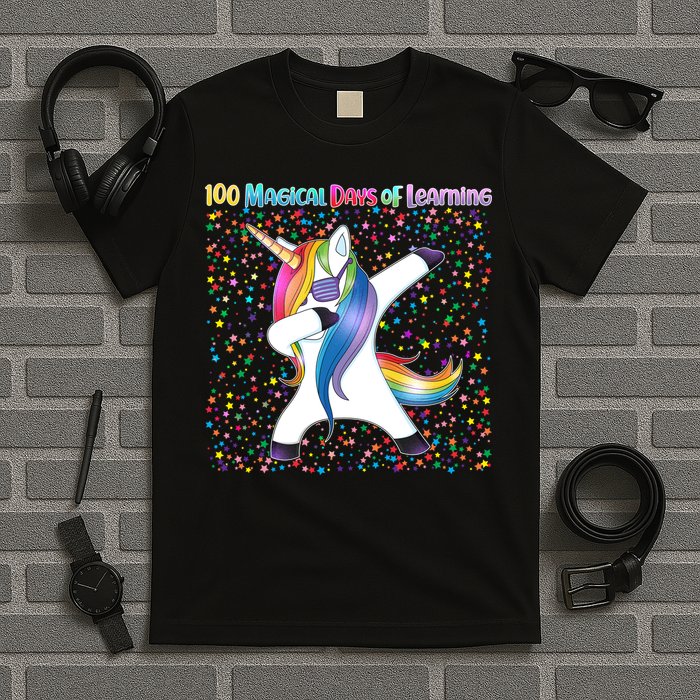 100 Magical Days of Learning Dabbing Unicorn T-Shirt