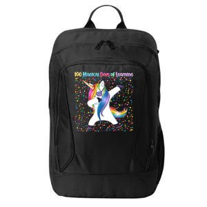 100 Magical Days of Learning Dabbing Unicorn City Backpack