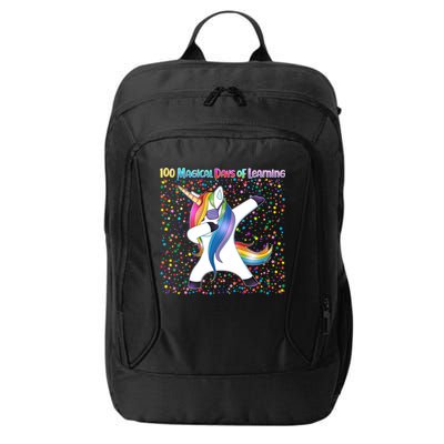 100 Magical Days of Learning Dabbing Unicorn City Backpack