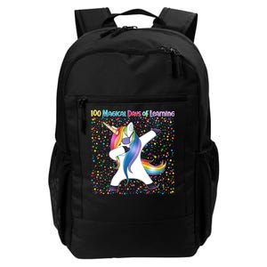 100 Magical Days of Learning Dabbing Unicorn Daily Commute Backpack