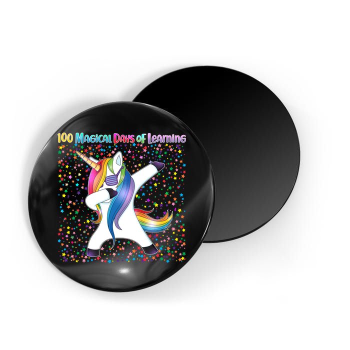 100 Magical Days of Learning Dabbing Unicorn Magnet
