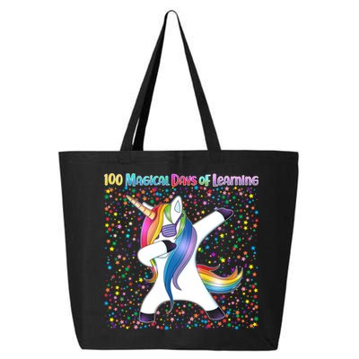 100 Magical Days of Learning Dabbing Unicorn 25L Jumbo Tote