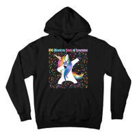 100 Magical Days of Learning Dabbing Unicorn Tall Hoodie