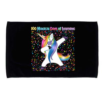 100 Magical Days of Learning Dabbing Unicorn Microfiber Hand Towel