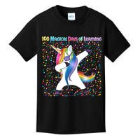 100 Magical Days of Learning Dabbing Unicorn Kids T-Shirt
