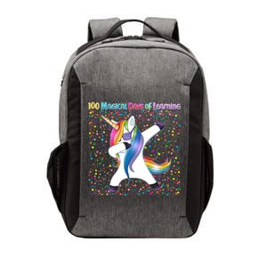 100 Magical Days of Learning Dabbing Unicorn Vector Backpack