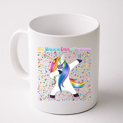 100 Magical Days of Learning Dabbing Unicorn Coffee Mug