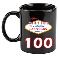 100 Years Old In Vegas - 100th Birthday 11oz C Handle Ceramic Mug
