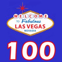100 Years Old In Vegas - 100th Birthday Button