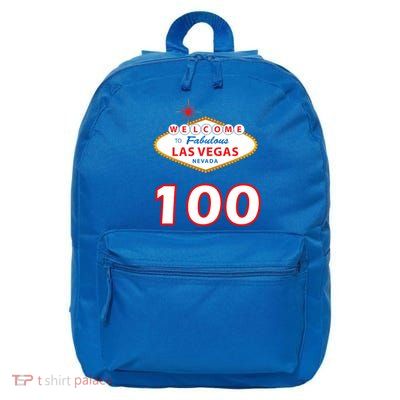 100 Years Old In Vegas - 100th Birthday 16 in Basic Backpack