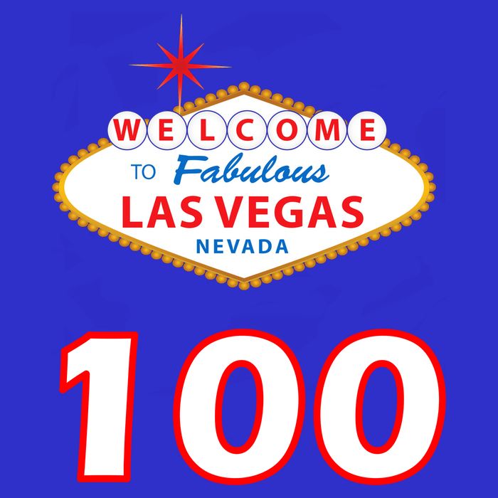 100 Years Old In Vegas - 100th Birthday Tie-Dye T-Shirt