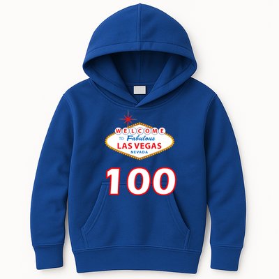 100 Years Old In Vegas - 100th Birthday Kids Hoodie
