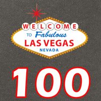 100 Years Old In Vegas - 100th Birthday Cotton Canvas Backpack