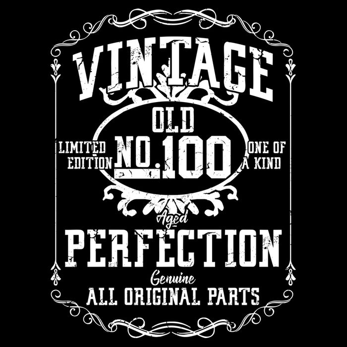 100th Birthday Genuine All Original Parts Tall T-Shirt