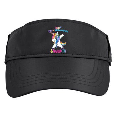 100th Day Of Kindergarten & Nailed it Adult Drive Performance Visor