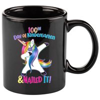 100th Day Of Kindergarten & Nailed it 11oz C Handle Ceramic Mug